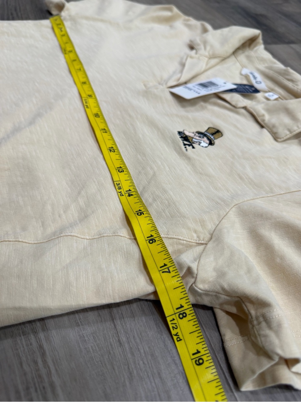 Johnnie-O Wake Forest Demon Deacons Polo Shirt Oatmeal NWT - Picture 6 of 6